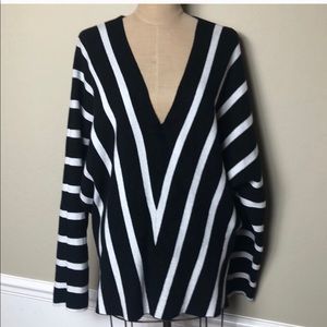 Moth for Anthropologie v neck sweater